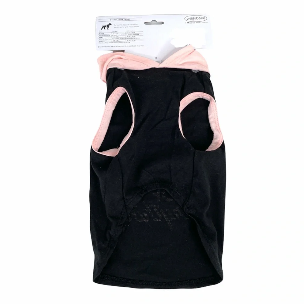 Wag & Bone Queen of Everything Dog Shirt, Black, Pink, Small, Medium